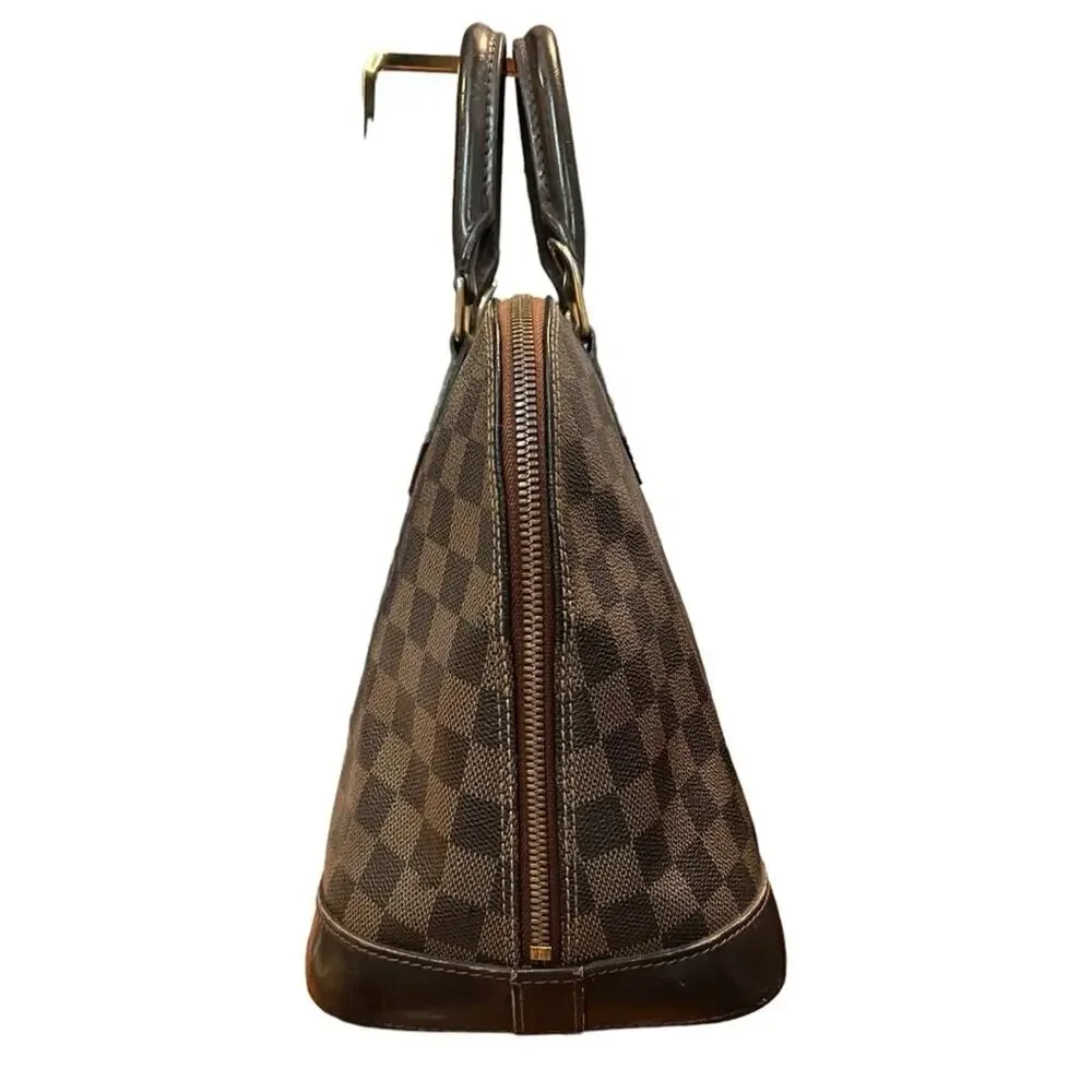Louis Vuitton Damier Ebene Alma Handbag